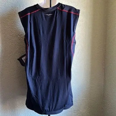 1st Round Velocity Men’s Black Red Workout Tank Top Size XXL 2XL Athletic Gym