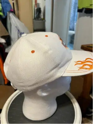 Unisex Harley-Davidson Hat One Size White & Orange