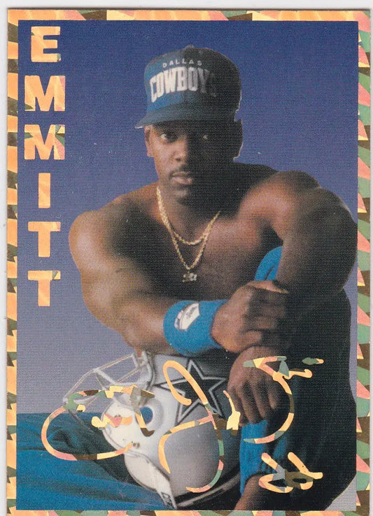 1993-94 #22 Emmitt Smith PROMO CARD  Dallas Cowboys