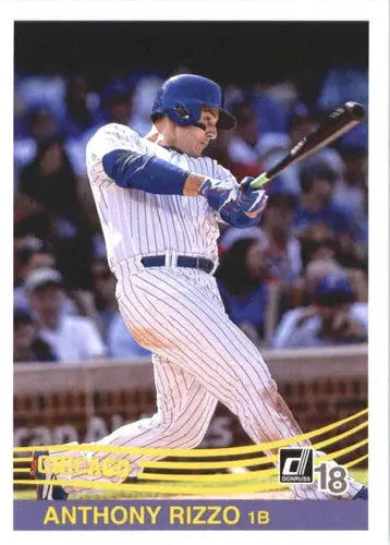 2018 Donruss #225 Anthony Rizzo NM-MT Cubs Retro 1984 ID:10518