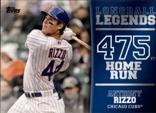 2018 Topps Longball Legends #LL-26 Anthony Rizzo NM-MT Cubs ID:21864