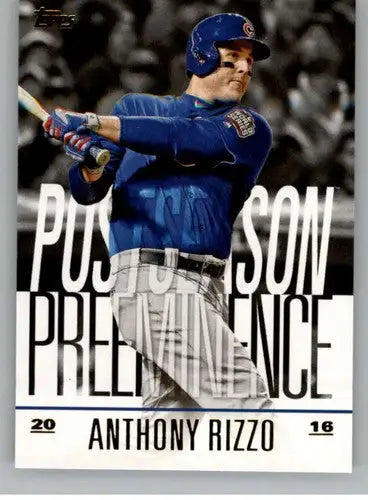 2018 Topps Update Postseason Preeminence #PO-25 Anthony Rizzo NM-MT Cub ID:16568