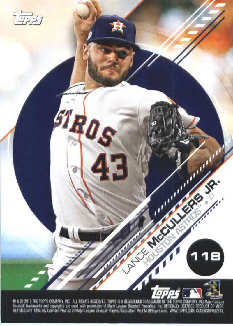 2019 Topps MLB Stickers #118 Anthony Rizzo/Lance McCullers Jr. NM-MT ID:24551