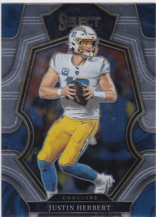 2022 Panini Select #155 Justin Herbert Los Angeles Chargers