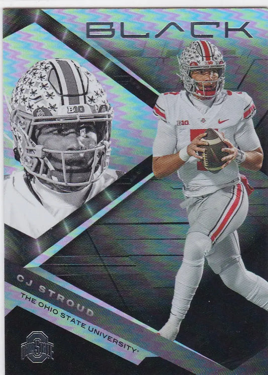 2023 Panini Black #2 CJ Stroud RC Ohio State  Houston Texans