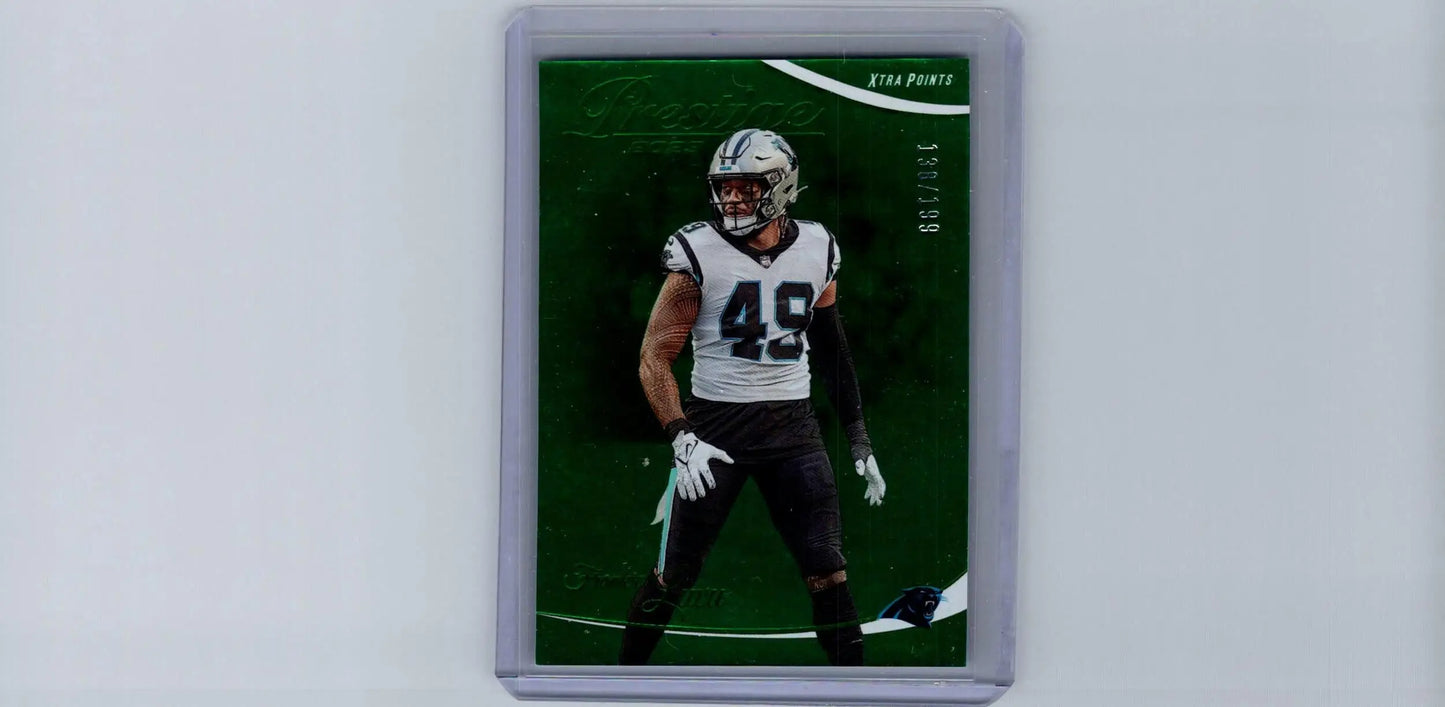 2023 Panini Prestige #41 Frankie Luvu Xtra Points Premium Green #/199