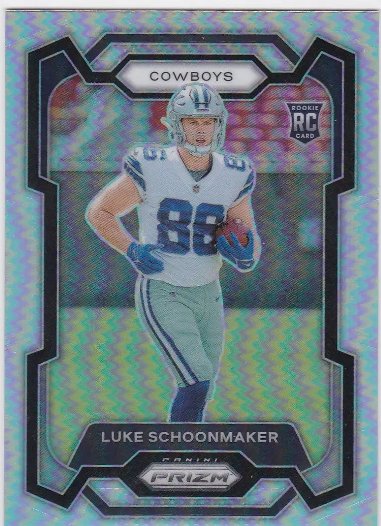 2023 Panini Prizm #325 Luke Schoonmaker RC Dallas Cowboys