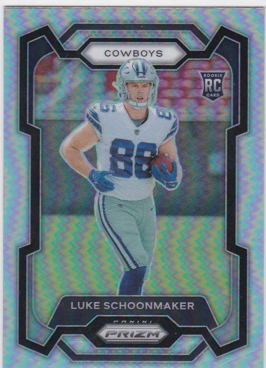 2023 Panini Prizm #325 Luke Schoonmaker RC Dallas Cowboys