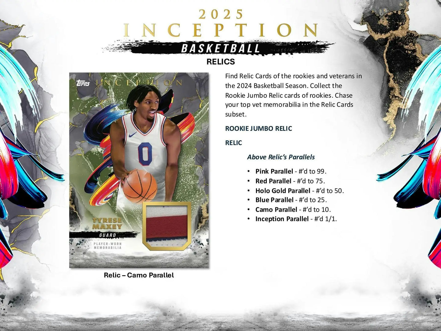 2024/25 Topps Inception Basketball Hobby Box | Columbia Sports Cards