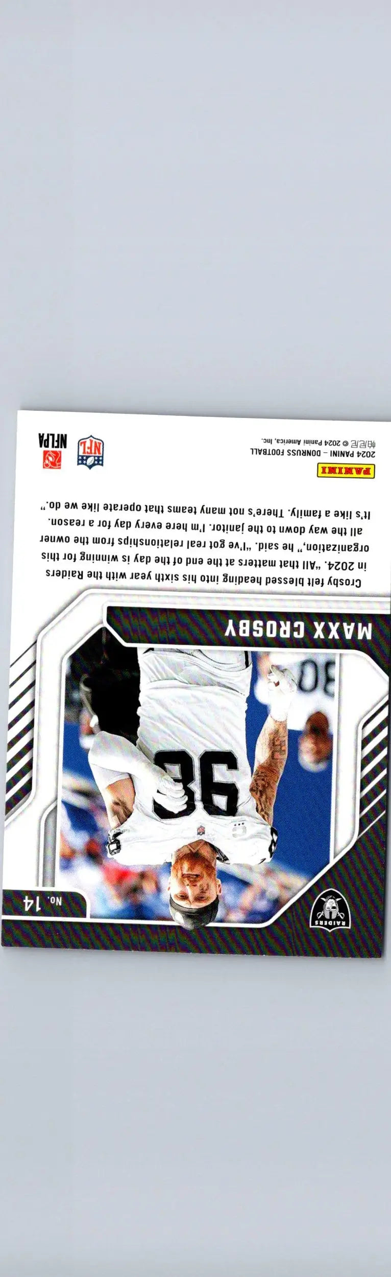 2024 Donruss #14 Maxx Crosby The Elite Series