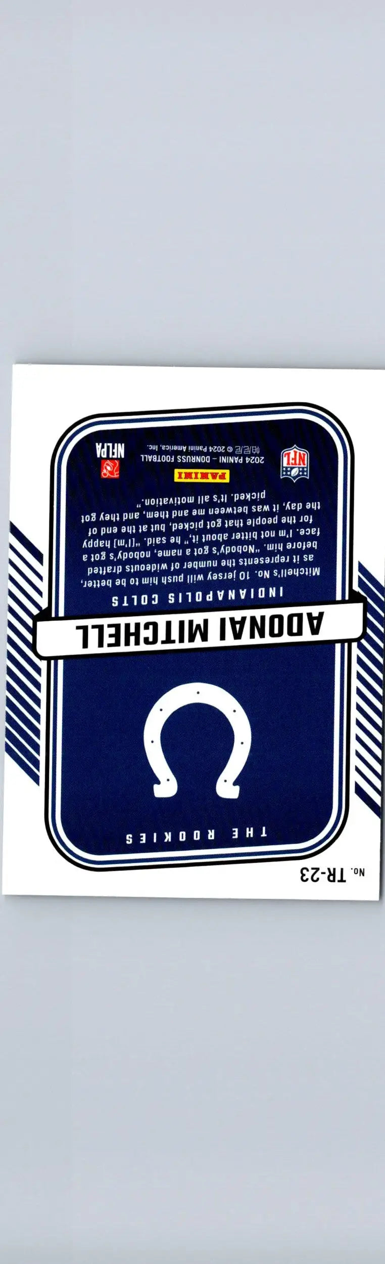 2024 Donruss #TR-23 Adonai Mitchell The Rookies