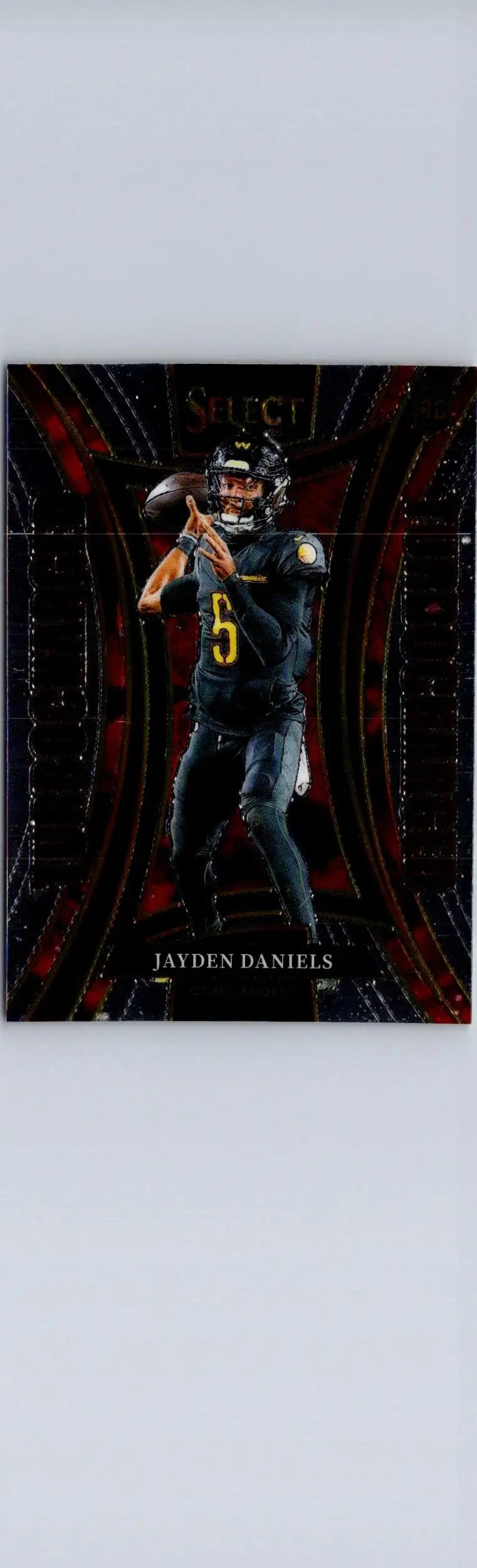 2024 Panini Select #12 Jayden Daniels Turbocharged Prizm