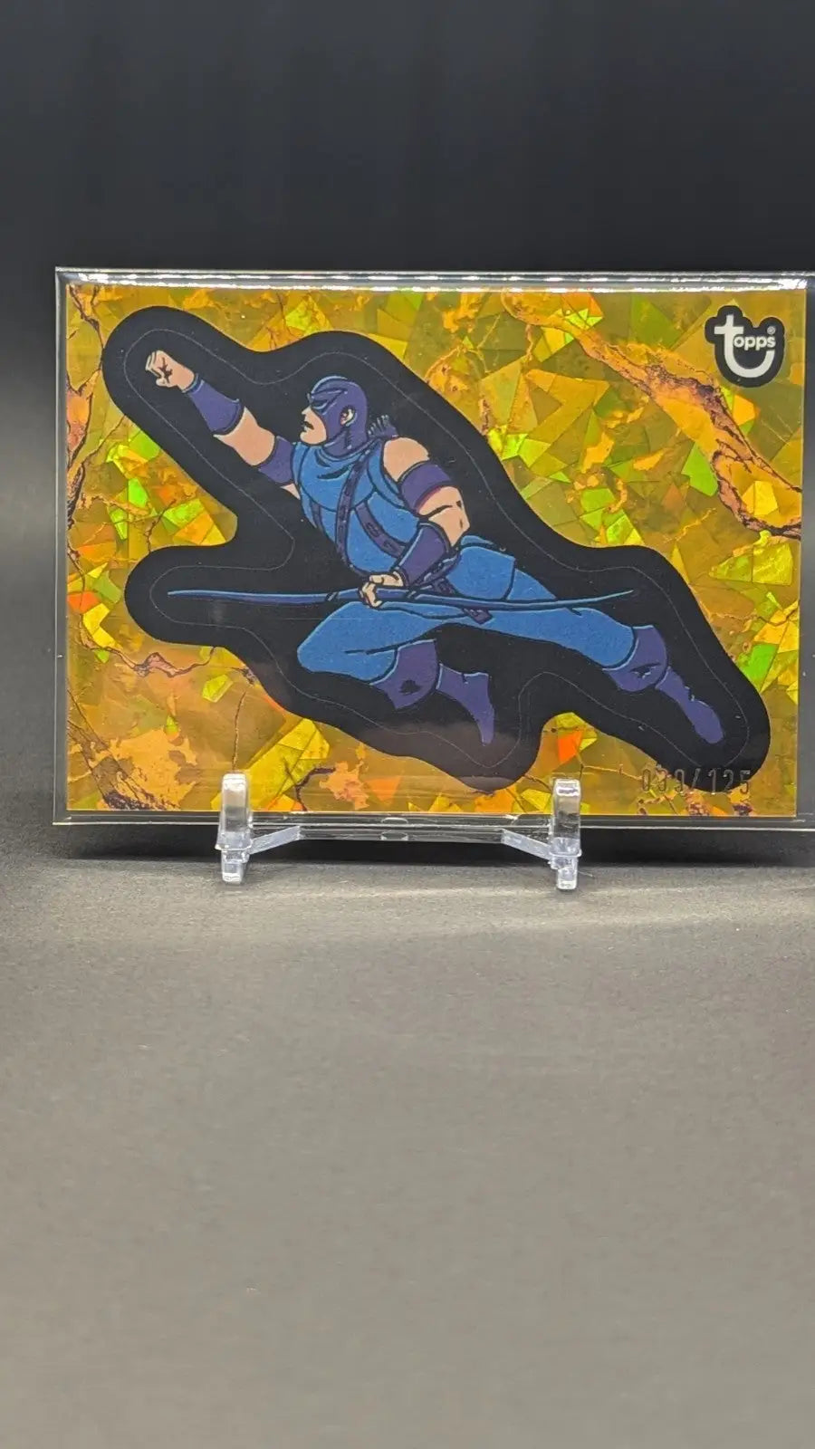 2025 Marvel Comic Book Heroes 1975 Golden Anniversary Hawkeye Gold /125