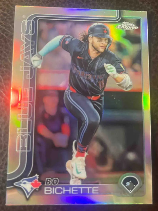 2025 Topps Baseball Chrome Bo Bichette Refractor #101 Toronto Blue Jays