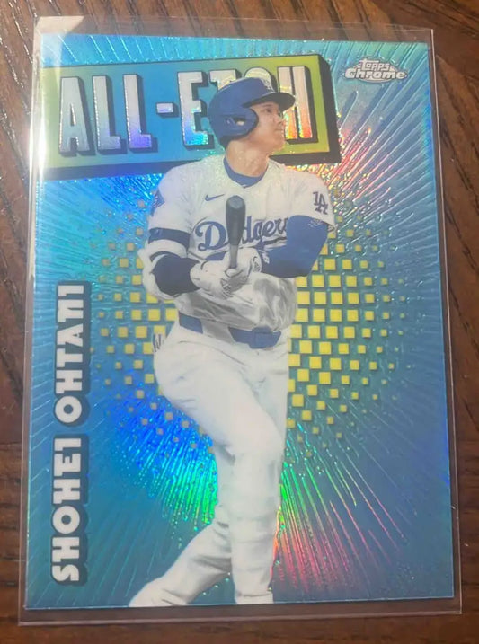 2025 Topps Baseball Chrome Shohei Ohtani All-Etch #CAE-1 Los Angeles Dodgers