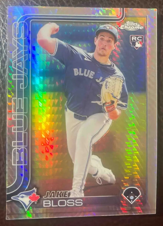 2025 topps chrome jake bliss prism refractor 188