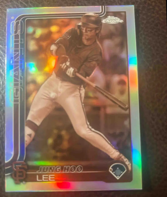 2025 Topps Chrome Jung Hoo Lee Sepia Refractor #119 Giants