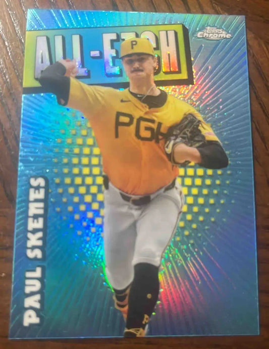 2025 Topps Chrome LogoFractor Paul Skenes All-Etch #CAE-18 Pirates