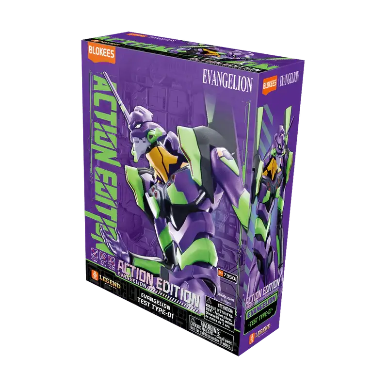 Blokees Evangelion Action Edition Model Kit - Unit 01