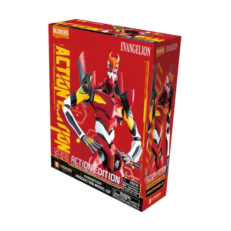 Blokees Evangelion Action Edition Model Kit - Unit 02