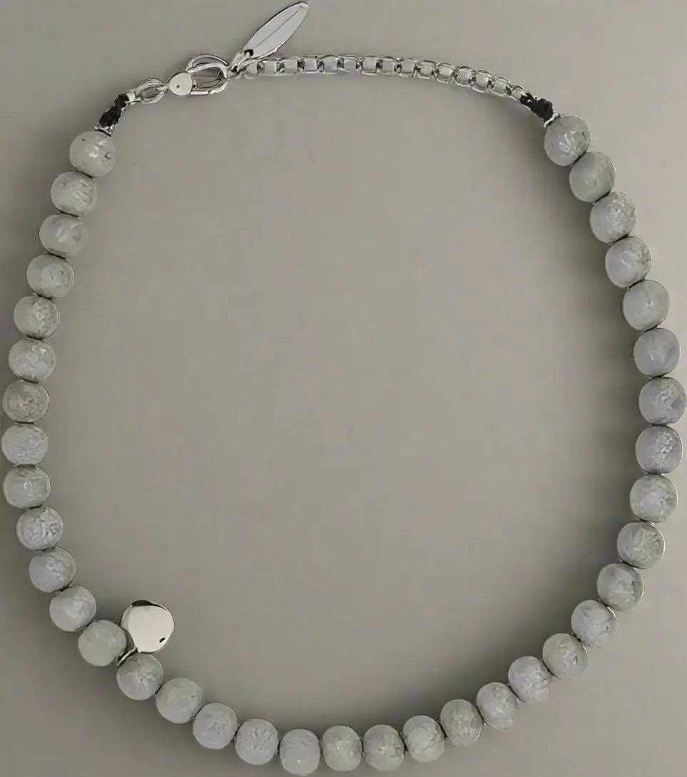 Brunello Cucinelli Shimmer Bead Necklace – Elegant Italian Luxury | STORE 7994