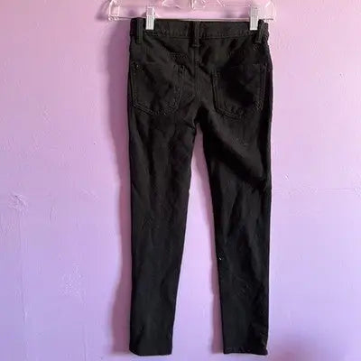 Cat & Jack Black Super Stretch Jeggings Size M Medium Girl's Pants Leggings