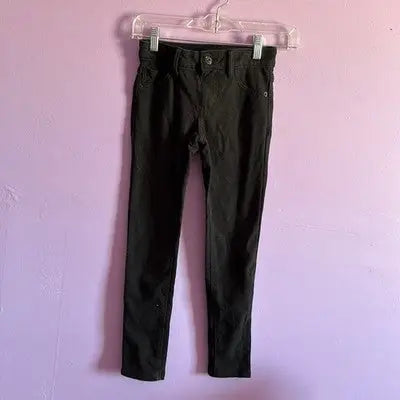 Cat & Jack Black Super Stretch Jeggings Size M Medium Girl's Pants Leggings