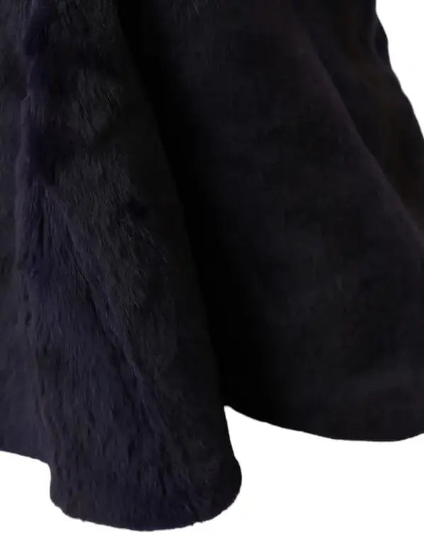 Dolce & Gabbana Black Weasel Fur Whole Head Wrap Hat – STORE 7994