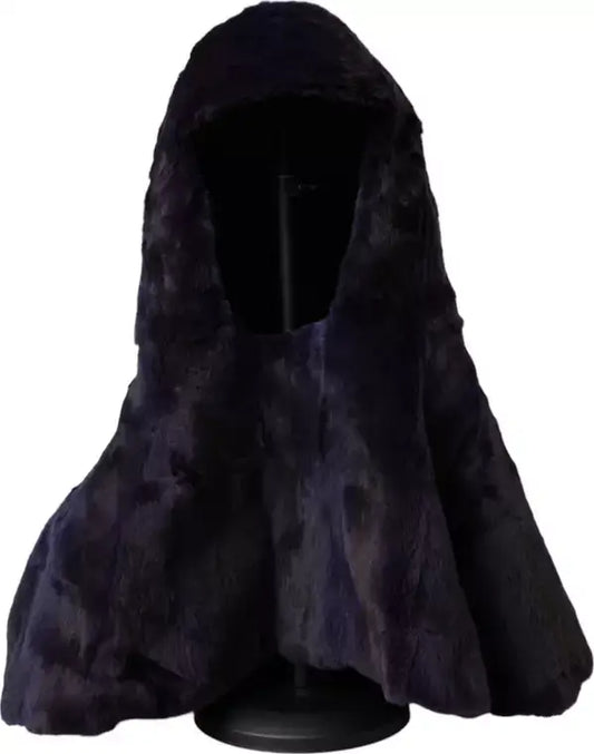 Dolce & Gabbana Black Weasel Fur Whole Head Wrap Hat – STORE 7994