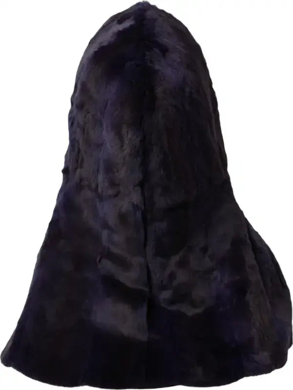 Dolce & Gabbana Black Weasel Fur Whole Head Wrap Hat – STORE 7994
