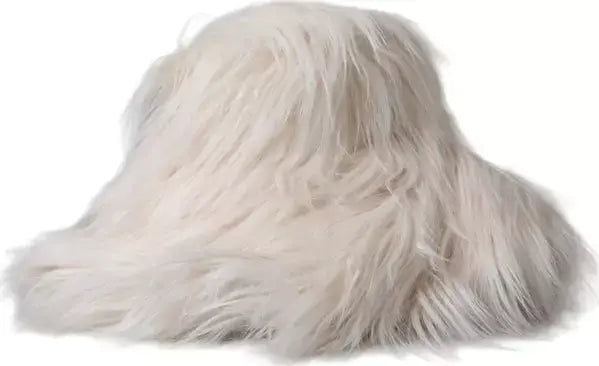 Dolce & Gabbana Off White Acrylic Fur Women's Bucket Hat – STORE 7994