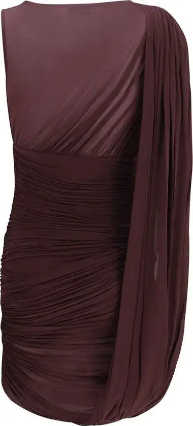 Magda Butrym Sheer Draped Mini Dress | STORE 7994