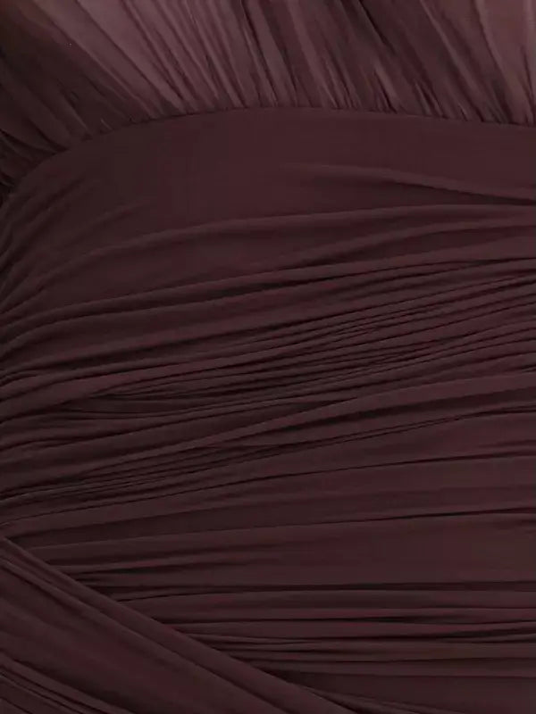 Magda Butrym Sheer Draped Mini Dress | STORE 7994