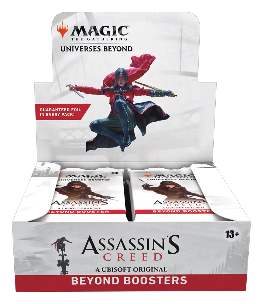 Magic: The Gathering MTG Universes Beyond: Assassin's Creed - Beyond Booster Display