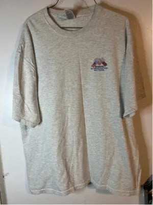 Men's Fruit of the Loom T-shirt XL Gray Graphic Tee