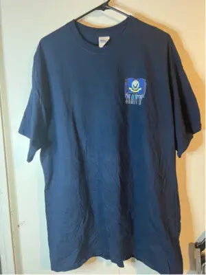 Men's Gildan Navy T-shirt XL Blue