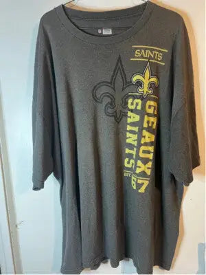 Men's Team Apparel Saints T-Shirt 3XL Gray