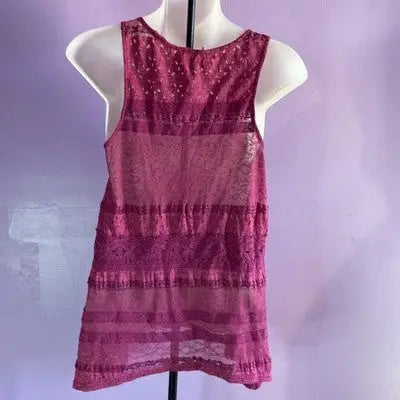Pins and Needles Purple Racerback Tank Top Size Medium M Women's Sleeveless