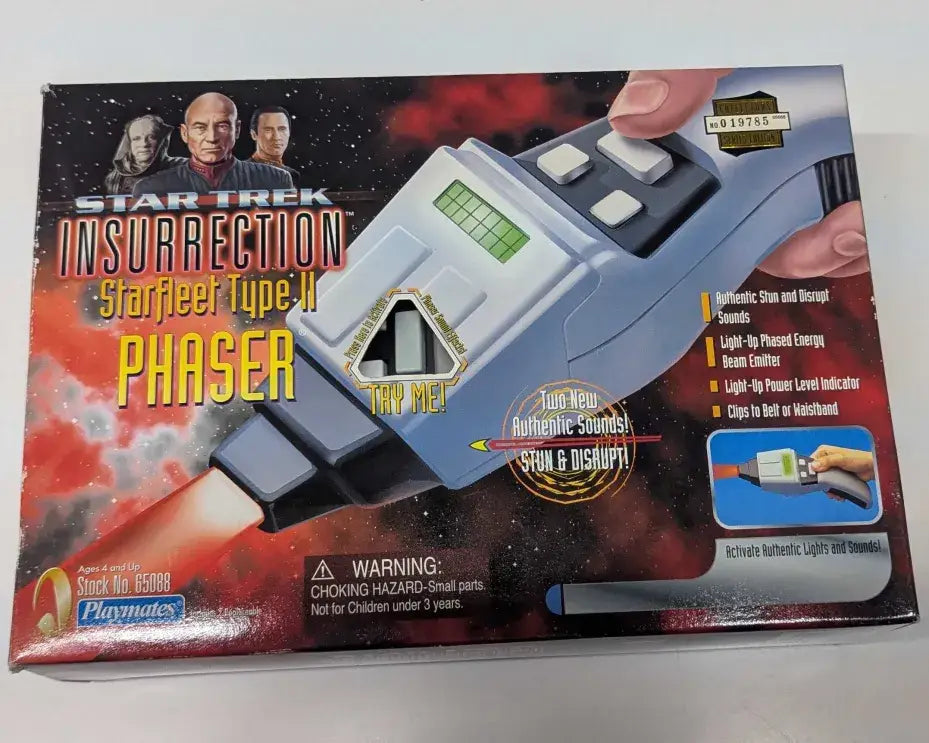 Playmates 1998 Star Trek Insurrection Starfleete Type II Phaser (Used)