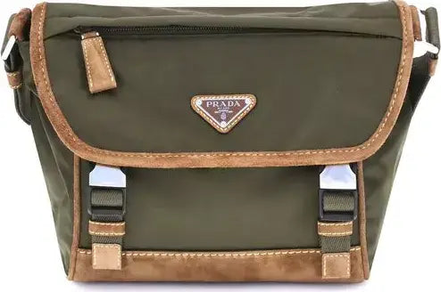 PRADA Men’s Re-Nylon & Leather Medium Shoulder Bag | STORE 7994
