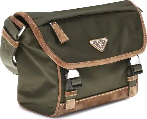 PRADA Men’s Re-Nylon & Leather Medium Shoulder Bag | STORE 7994