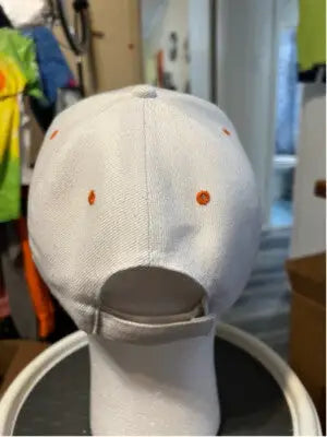 Unisex Harley-Davidson Hat One Size White & Orange