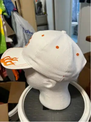 Unisex Harley-Davidson Hat One Size White & Orange