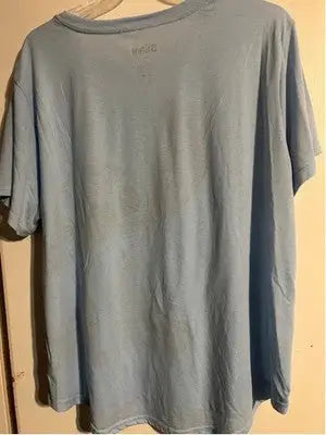 Women's FREEZE Disney Stitch Light Blue Dark Blue Tee 3X