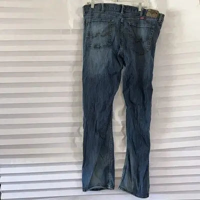 Wrangler Flex Blue Jeans Men’s Size 38x32 Stretch Denim Straight Fit