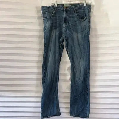 Wrangler Flex Blue Jeans Men’s Size 38x32 Stretch Denim Straight Fit